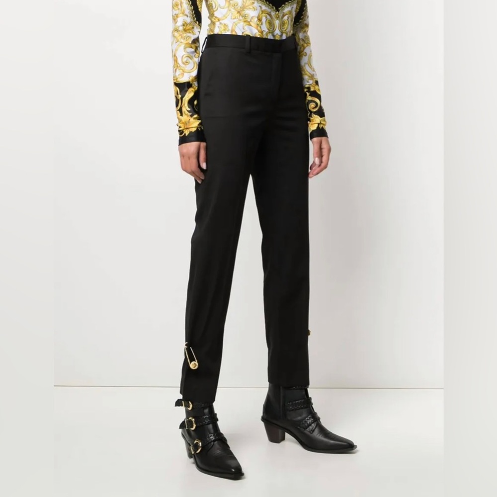 Versace Safety Pin Trousers IT 42 Brand New With Tags!